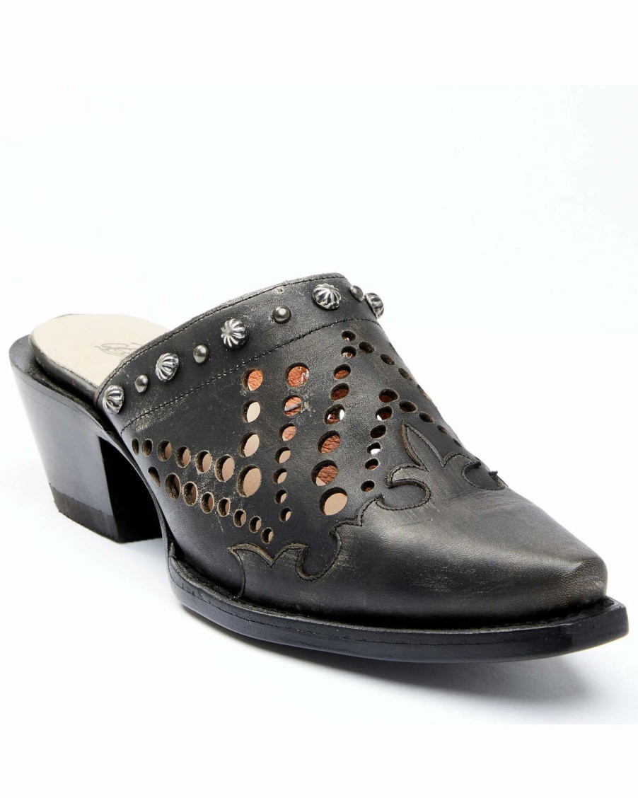 Shoe * | Dan Post Women'S Inlay Mules Snip Toe Black