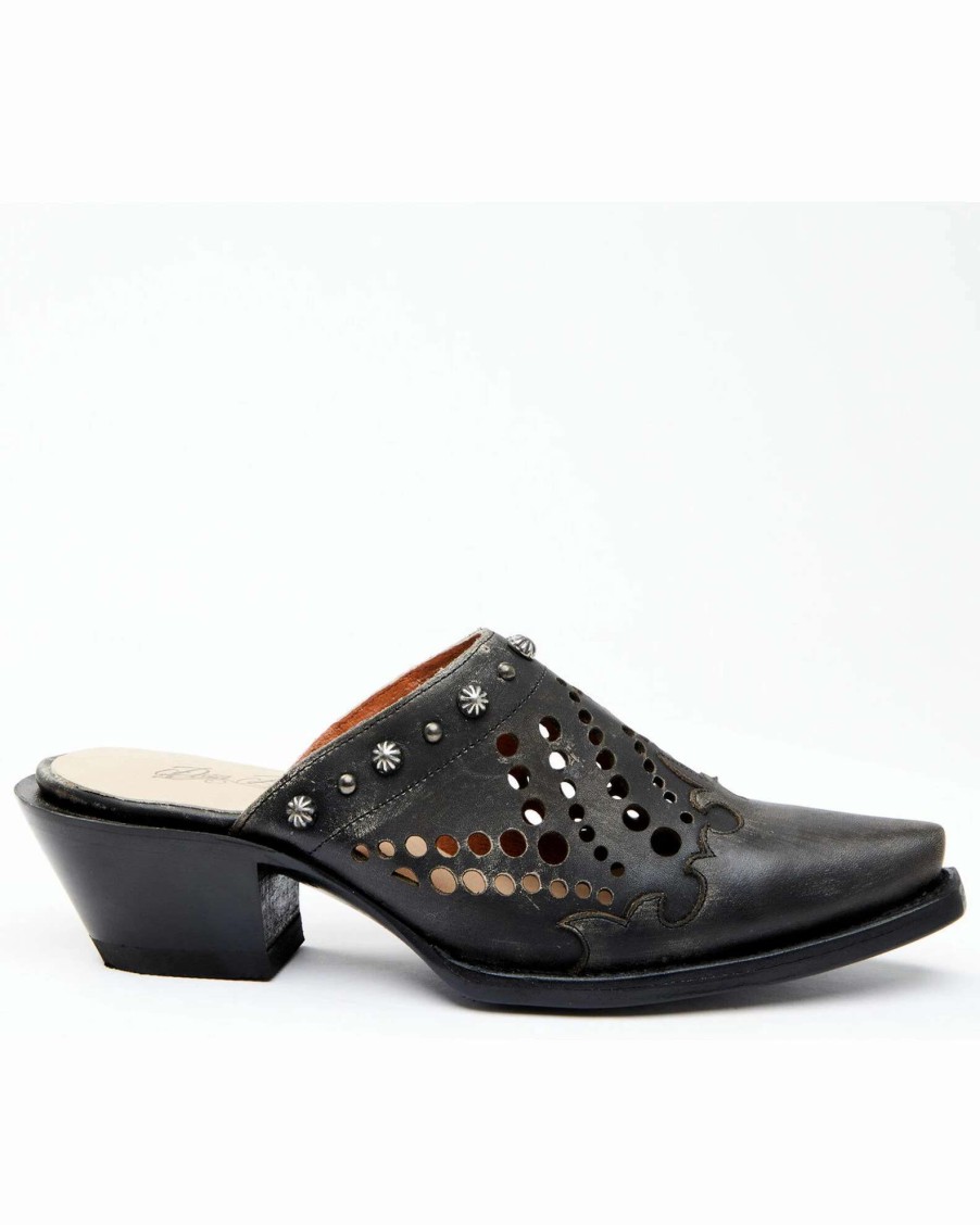 Shoe * | Dan Post Women'S Inlay Mules Snip Toe Black