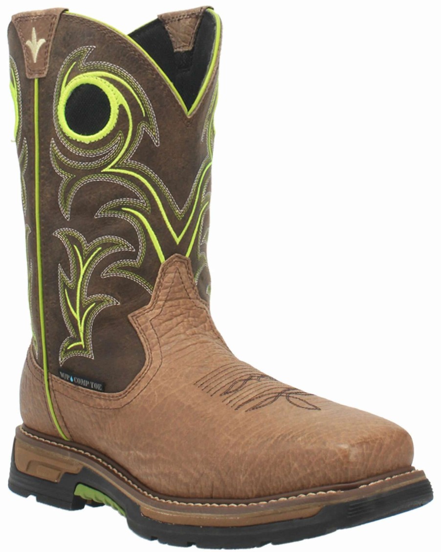 Boot * | Dan Post Men'S Storm'S Eye Waterproof Western Work Boots Brown