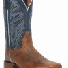 Boot * | Dan Post Men'S Waxy Brown Western Boots Wide Square Toe