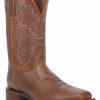 Boot * | Dan Post Men'S Cogburn Tan Performance Leather Western Boot Broad Square Toe