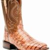 Boot * | Dan Post Men'S Caiman Belly Western Boots Wide Square Toe Tan