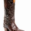 Boot * | Dan Post Women'S Exotic Crocodile Leather Western Boots Snip Toe