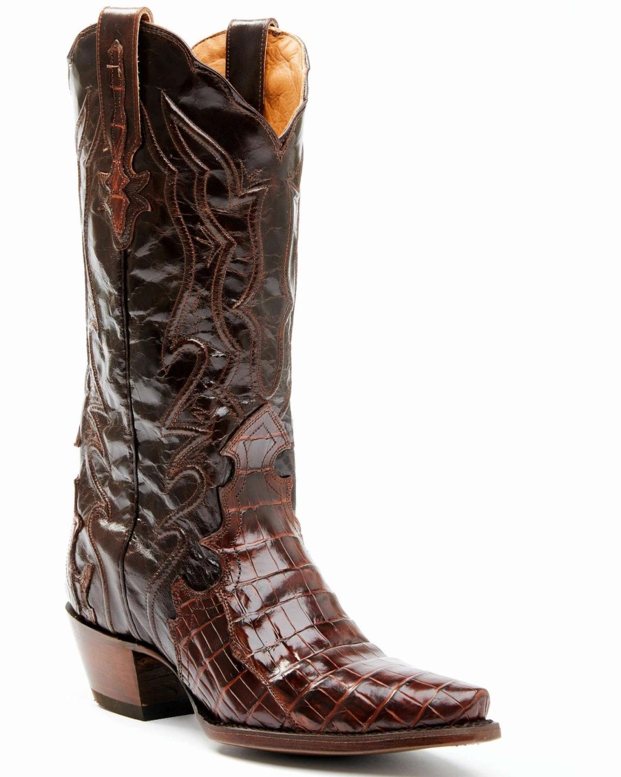 Boot * | Dan Post Women'S Exotic Crocodile Leather Western Boots Snip Toe