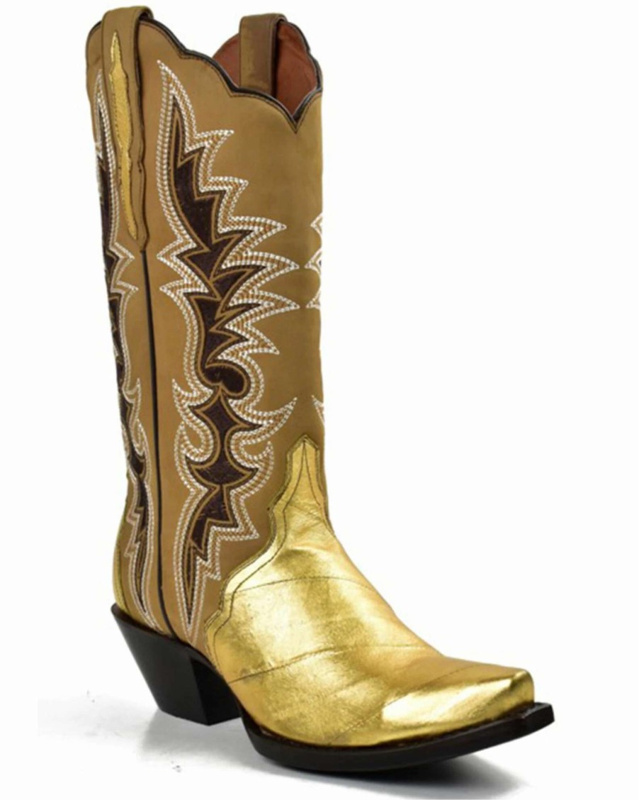 Boot * | Dan Post Women'S Eel Exotic Western Boot Snip Toe