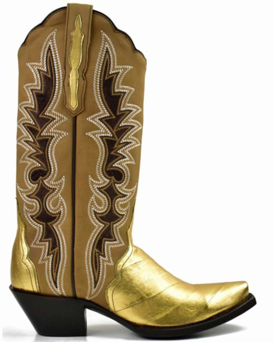 Boot * | Dan Post Women'S Eel Exotic Western Boot Snip Toe