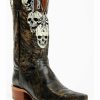 Boot * | Dan Post Men'S 13 Skull Face Tall Western Boot Snip Toe