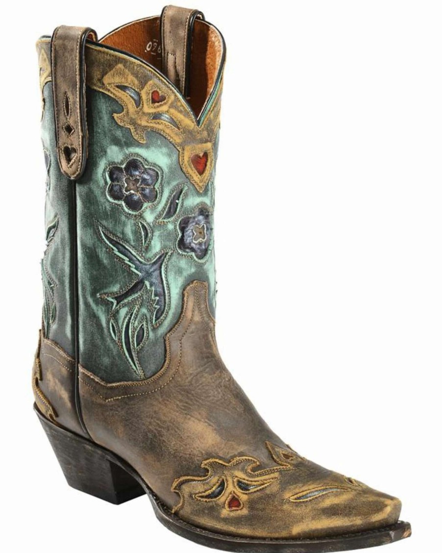 Boot * | Dan Post Blue Bird Wingtip Cowgirl Boots Snip Toe For Women'S Copper