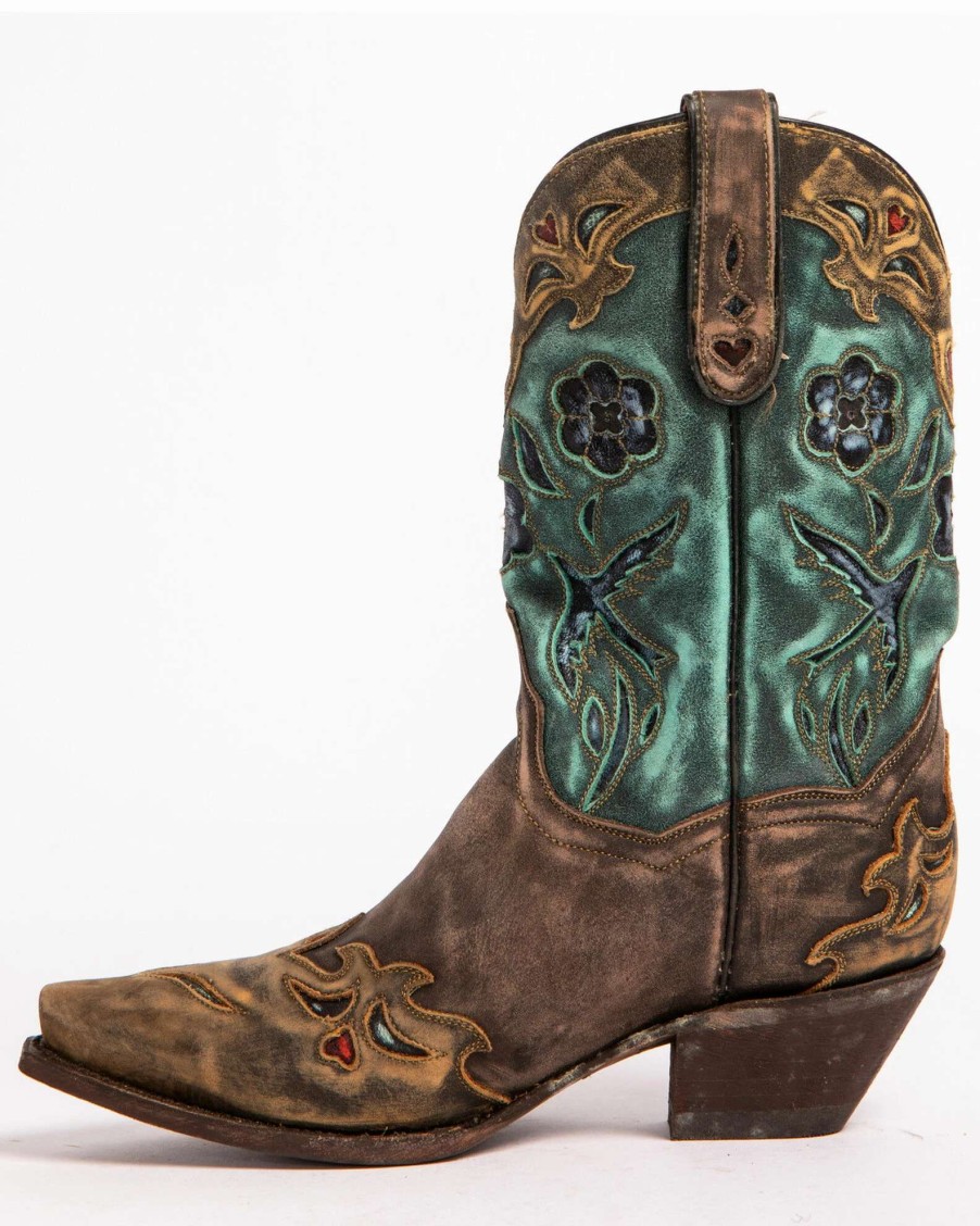 Boot * | Dan Post Blue Bird Wingtip Cowgirl Boots Snip Toe For Women'S Copper