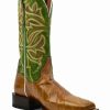 Boot * | Dan Post Women'S Exotic Eel Skin Western Boot Broad Square