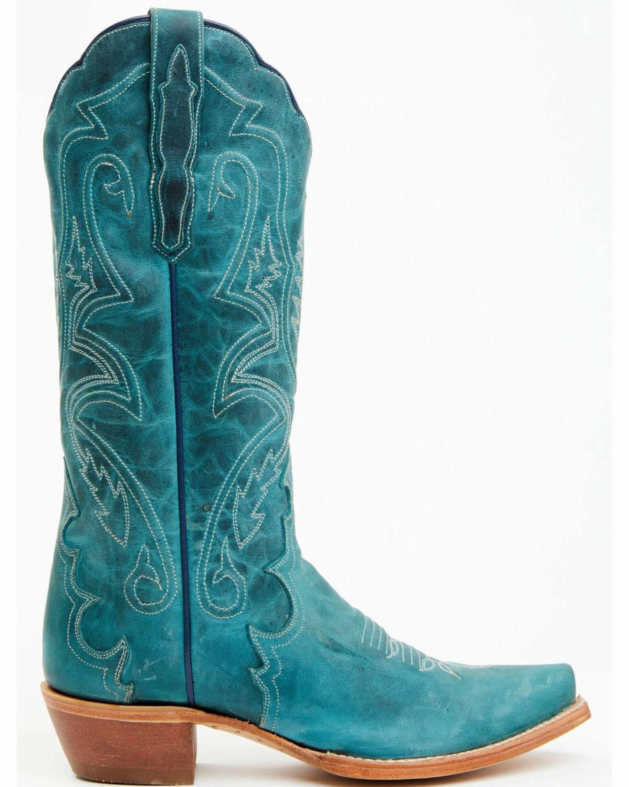 Boot * | Dan Post Women'S Queen Embroidered Tall Western Boots Snip Toe