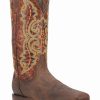 Boot * | Dan Post Men'S Bullhead Crackle Western Boots Square Toe