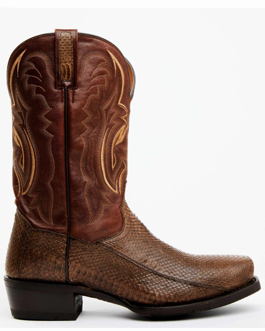 Boot * | Dan Post Men'S Exotic Water Snake Western Boots Square Toe