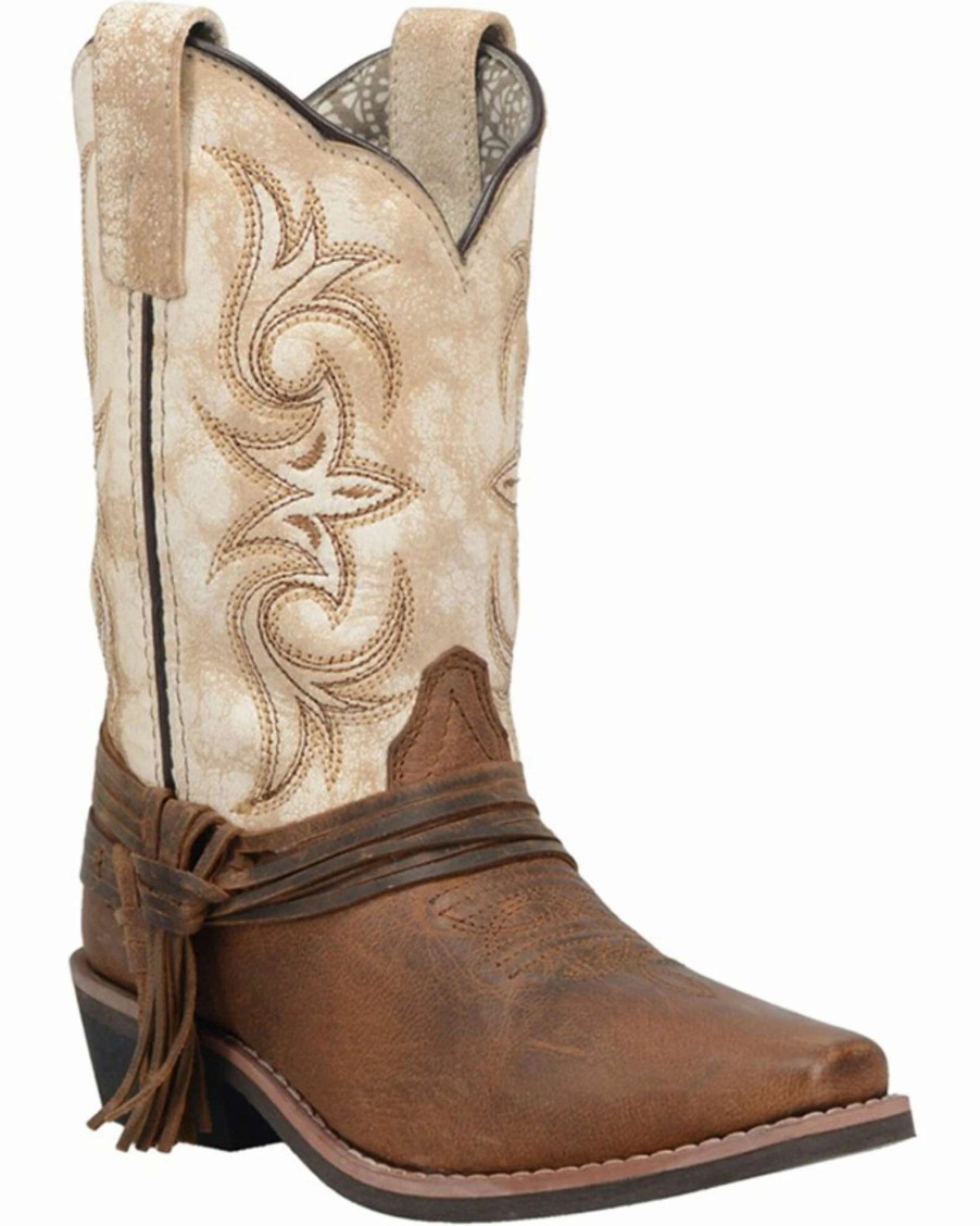 Boot * | Dan Post Girls' Lil Myra Western Boots Square Toe