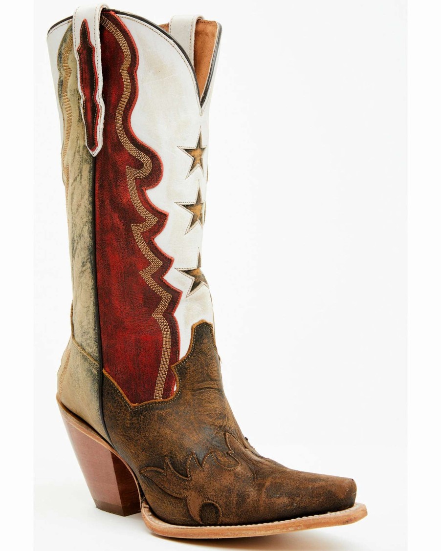 Boot * | Dan Post Women'S Senorita 13 Star Overlay Western Boots