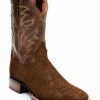 Boot * | Dan Post Men'S Hippo Print Western Boots Broad Square Toe