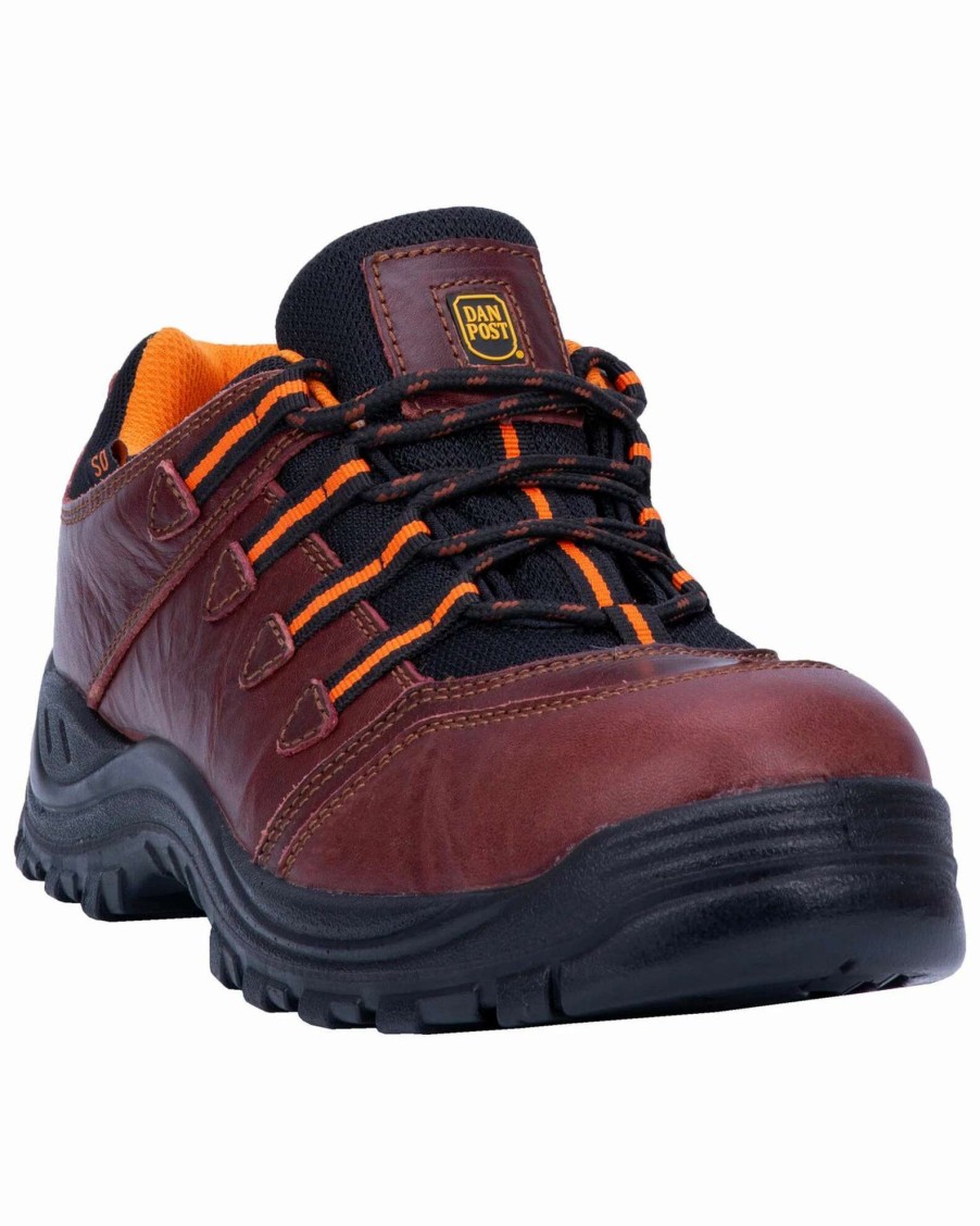 Shoe * | Dan Post Men'S Ridge Hiker Shoes Composite Toe Red