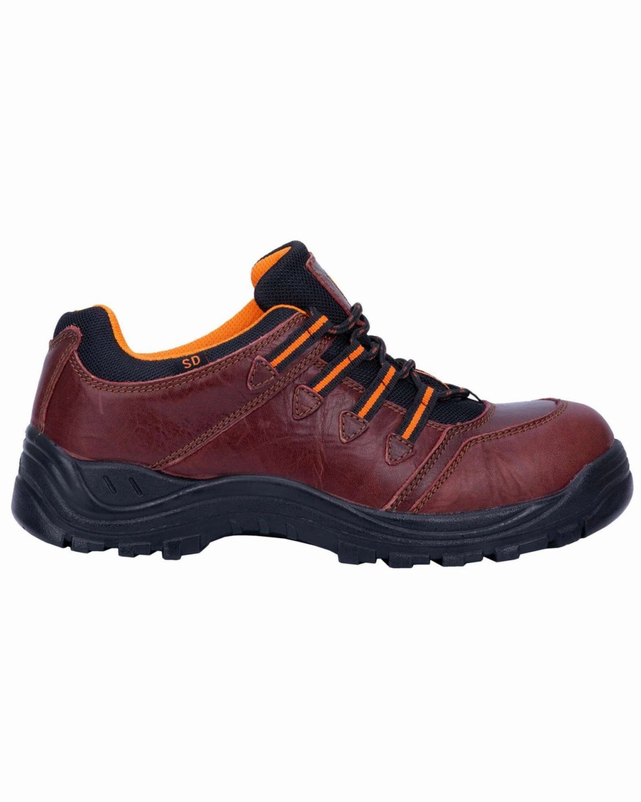 Shoe * | Dan Post Men'S Ridge Hiker Shoes Composite Toe Red