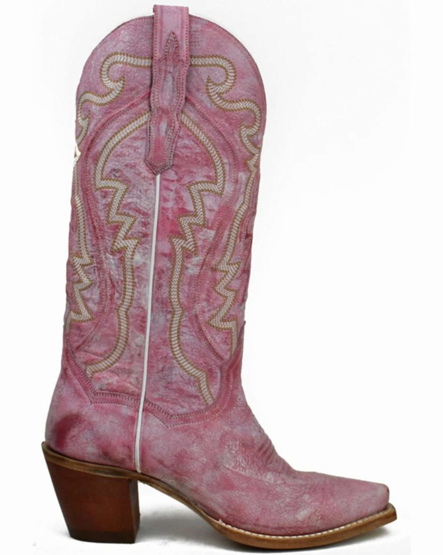 Boot * | Dan Post Women'S Cherry Bomb Tall Western Boot Snip Toe