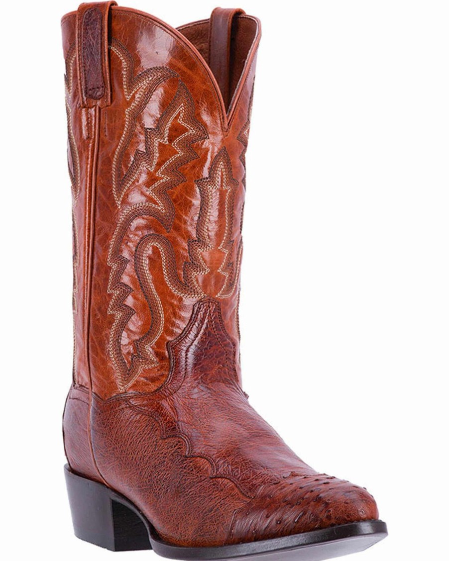 Boot * | Dan Post Men'S Pugh Exotic Boots Cognac