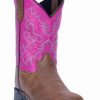 Boot * | Dan Post Girls' 9 Punky Western Boots Wide Square Toe