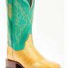 Boot * | Dan Post Women'S Exotic Watersnake Skin Western Boots Wide Square Toe