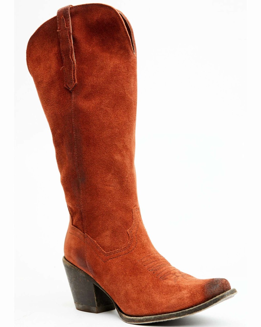 Boot * | Dan Post Women'S Rebeca Tall Fashion Western Boots Round Toe