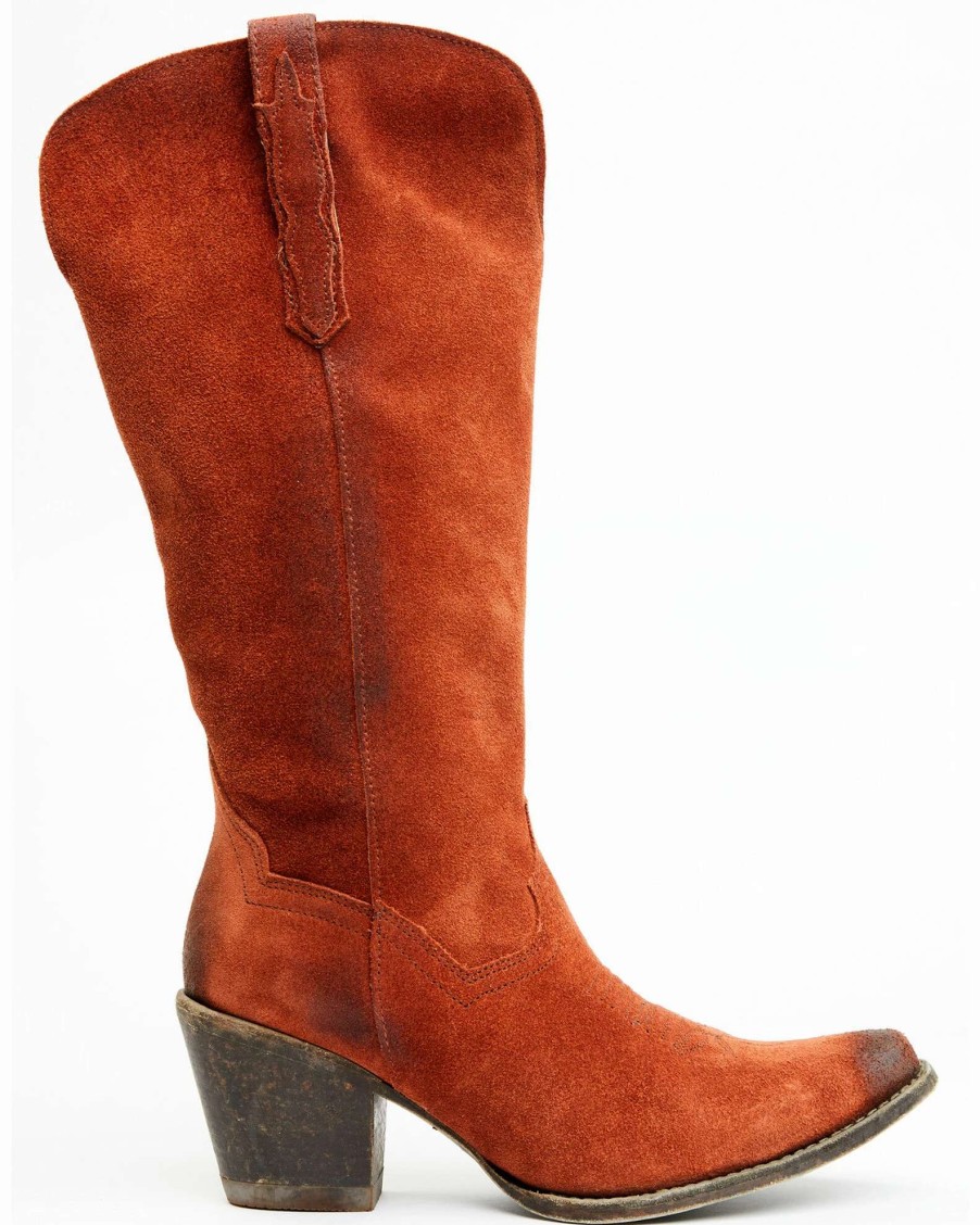 Boot * | Dan Post Women'S Rebeca Tall Fashion Western Boots Round Toe