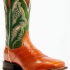 Boot * | Dan Post Men'S Camel Eel Exotic Western Boots Broad Square Toe