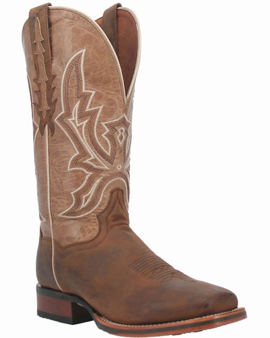 Boot * | Dan Post Men'S Bellamy Bone Western Boots Square Toe