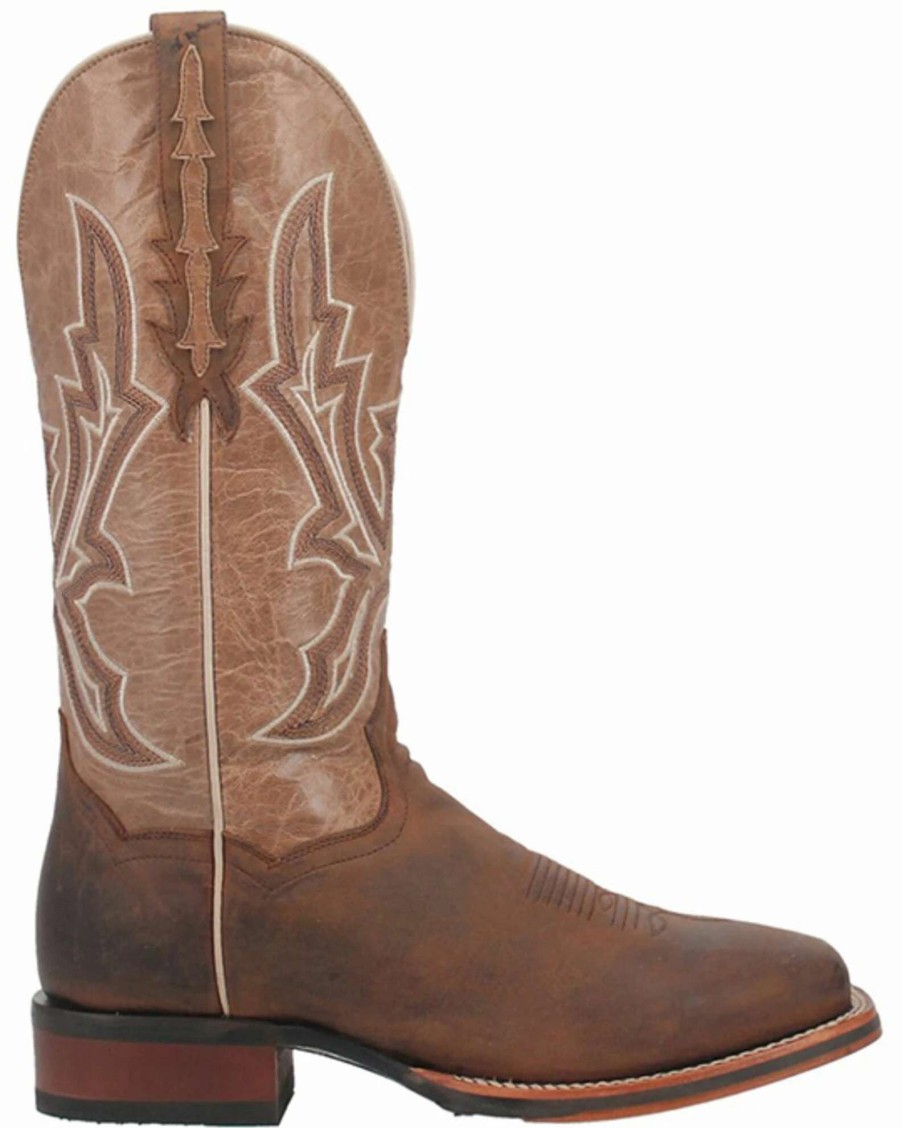 Boot * | Dan Post Men'S Bellamy Bone Western Boots Square Toe