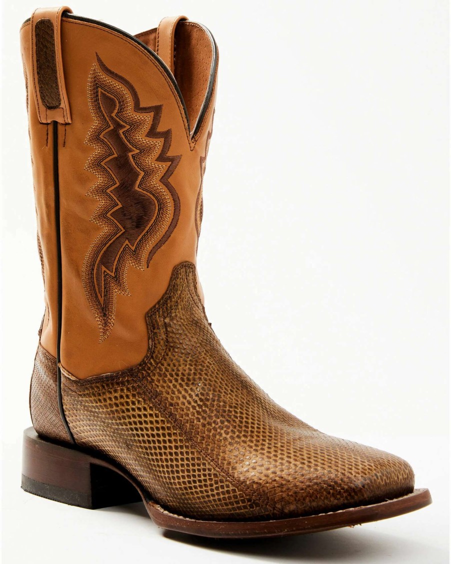 Boot * | Dan Post Men'S Exotic Water Snake Western Boot Broad Square Toe