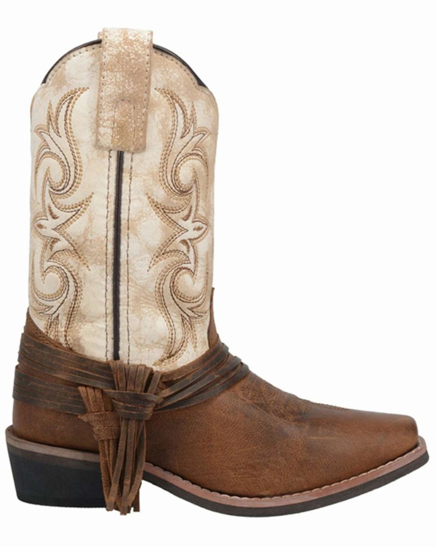 Boot * | Dan Post Girls' Lil Myra Western Boots Square Toe