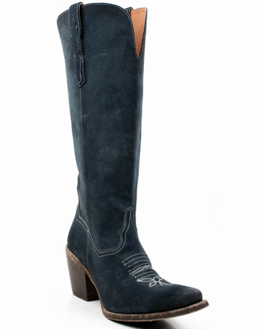 Boot * | Dan Post Women'S Rebeca Western Tall Boot Snip Toe