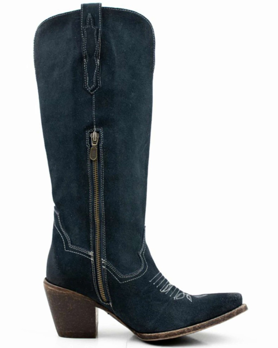 Boot * | Dan Post Women'S Rebeca Western Tall Boot Snip Toe