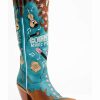 Boot * | Dan Post Women'S Nashville Music Festival Embroidered Western Tall Boots Snip Toe