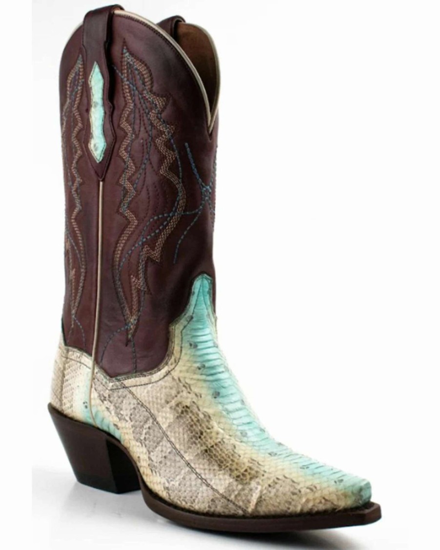 Boot * | Dan Post Women'S Watersnake Western Boots Snip Toe