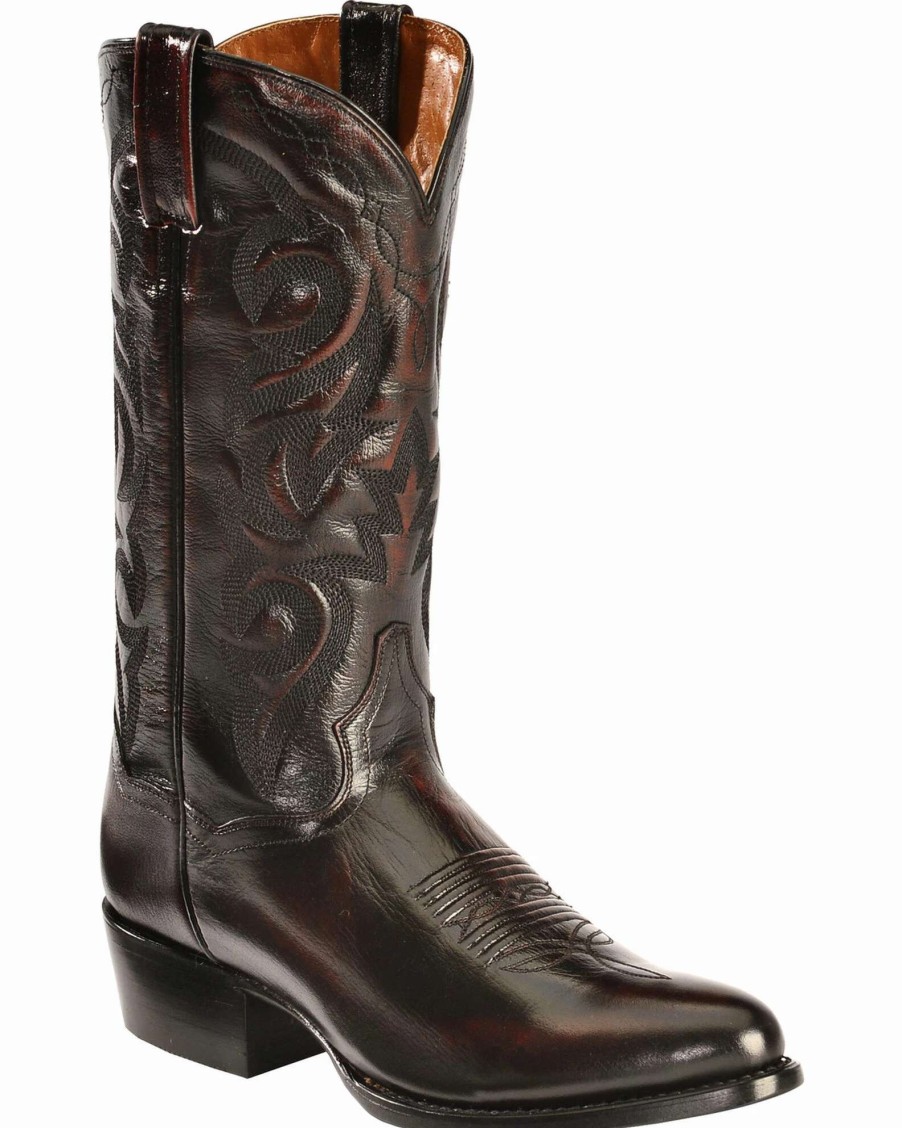 Boot * | Dan Post Men'S Mignon Leather Cowboy Boots Medium Toe