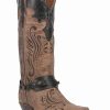 Boot * | Dan Post Women'S Avril Western Boots Snip Toe Brown