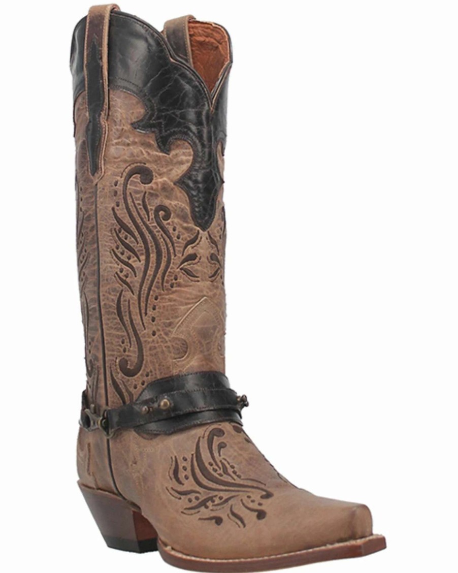 Boot * | Dan Post Women'S Avril Western Boots Snip Toe Brown