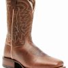 Boot * | Dan Post Men'S Dark Brown Western Boots Broad Square Toe