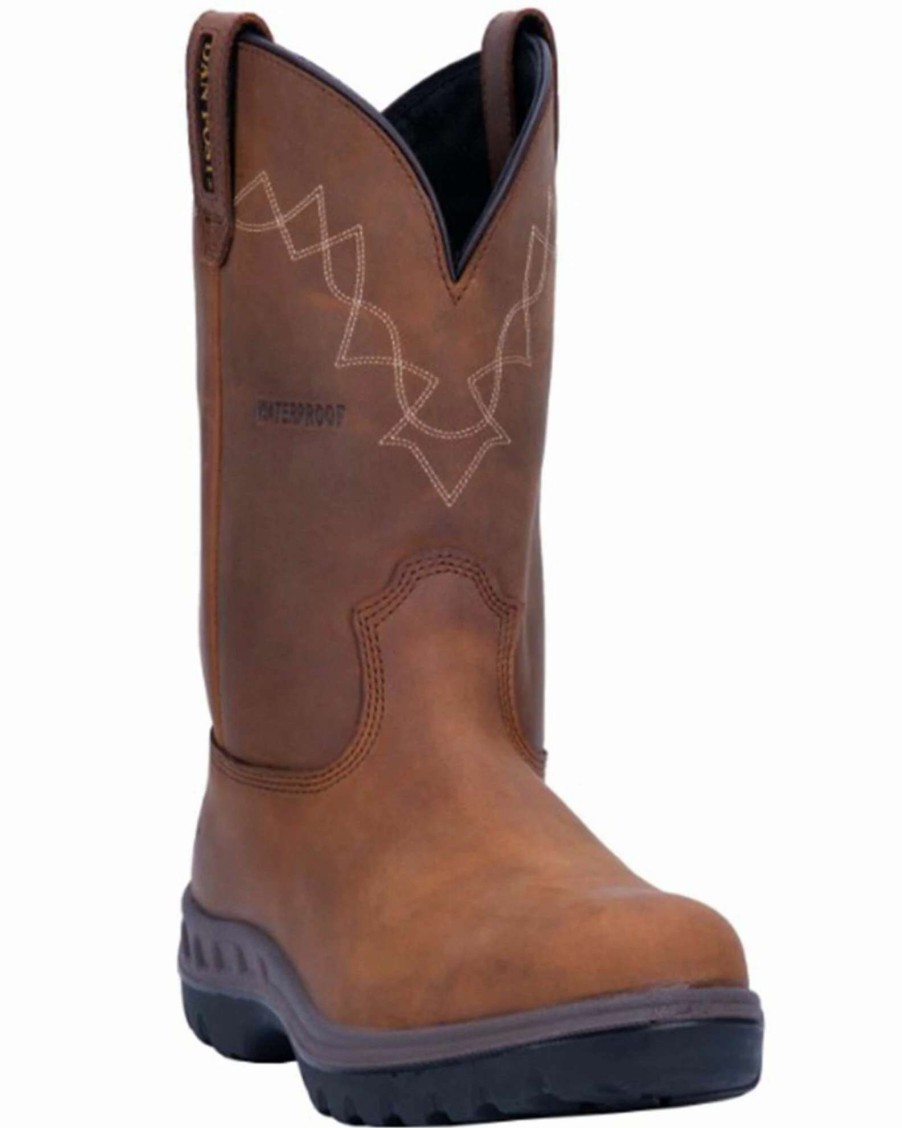 Boot * | Dan Post Men'S Cummins Waterproof Western Work Boots Soft Toe