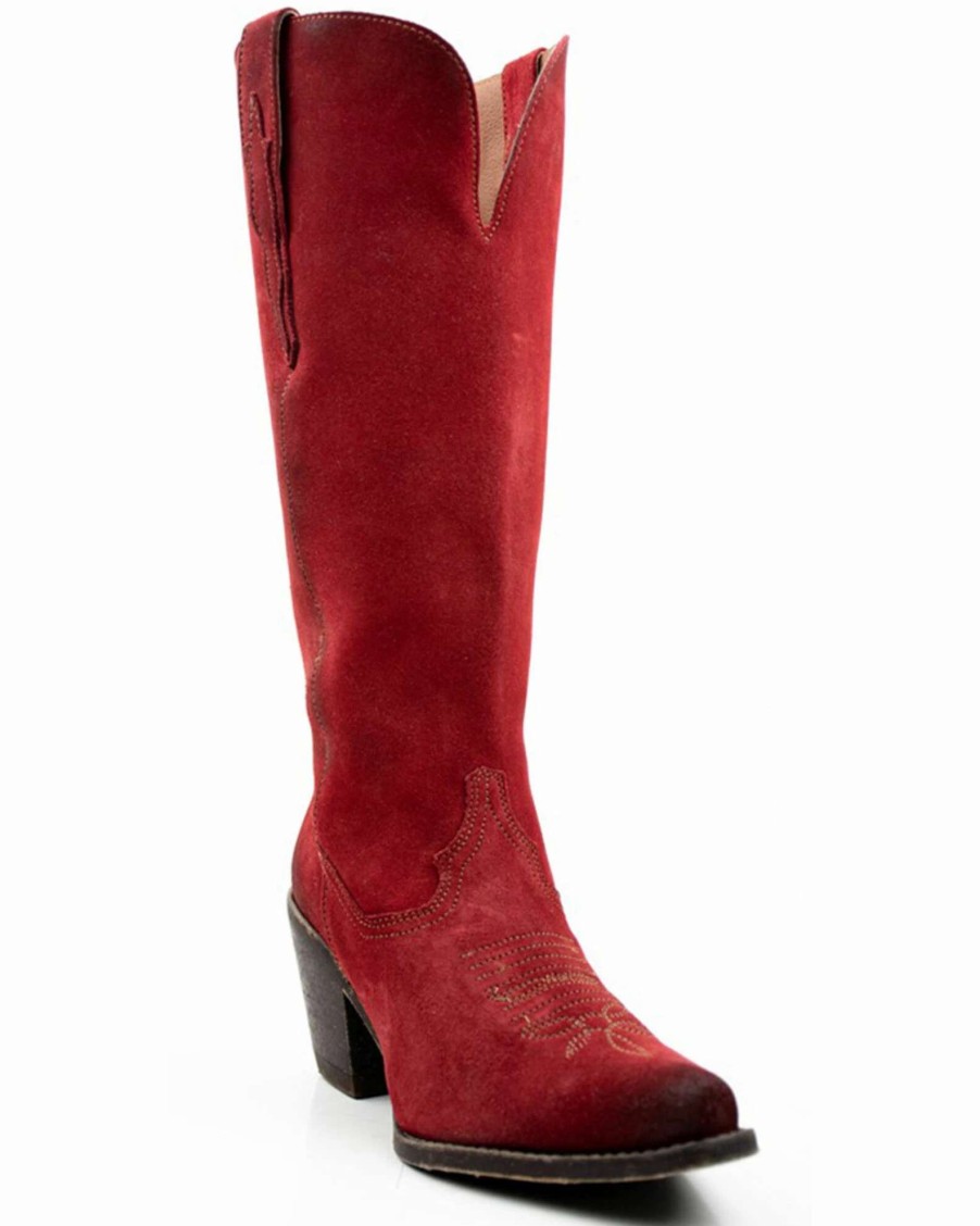 Boot * | Dan Post Women'S Rebeca Western Tall Boot Snip Toe