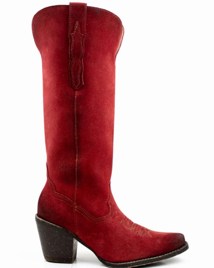 Boot * | Dan Post Women'S Rebeca Western Tall Boot Snip Toe