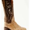 Boot * | Dan Post Women'S Nicotine Fq Ostrich Print Exotic Western Boots Broad Square Toe