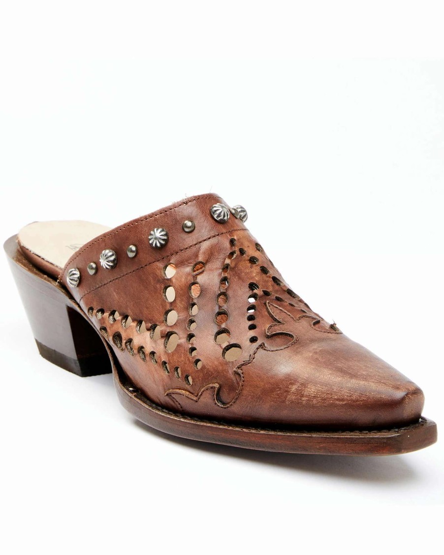 Shoe * | Dan Post Women'S Inlay Mules Snip Toe Brown