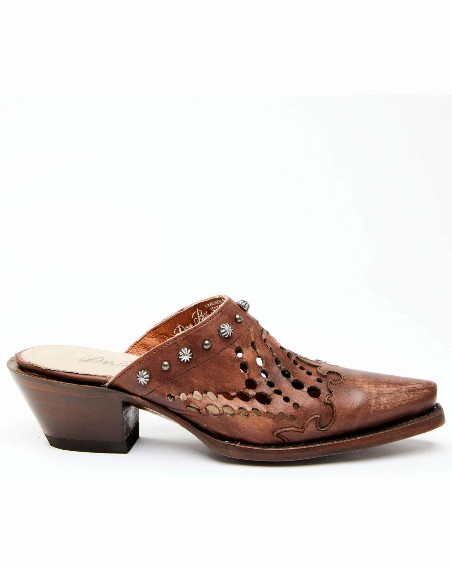 Shoe * | Dan Post Women'S Inlay Mules Snip Toe Brown