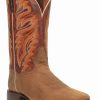 Boot * | Dan Post Men'S Tan Western Boots Wide Square Toe