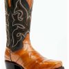 Boot * | Dan Post Men'S Camel Eel Exotic Western Boots Square Toe