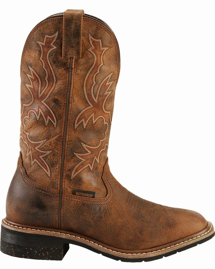 Boot * | Dan Post Men'S Nogales Waterproof Western Work Boots Tan